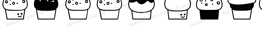 Mommy Cupcakes字体转换